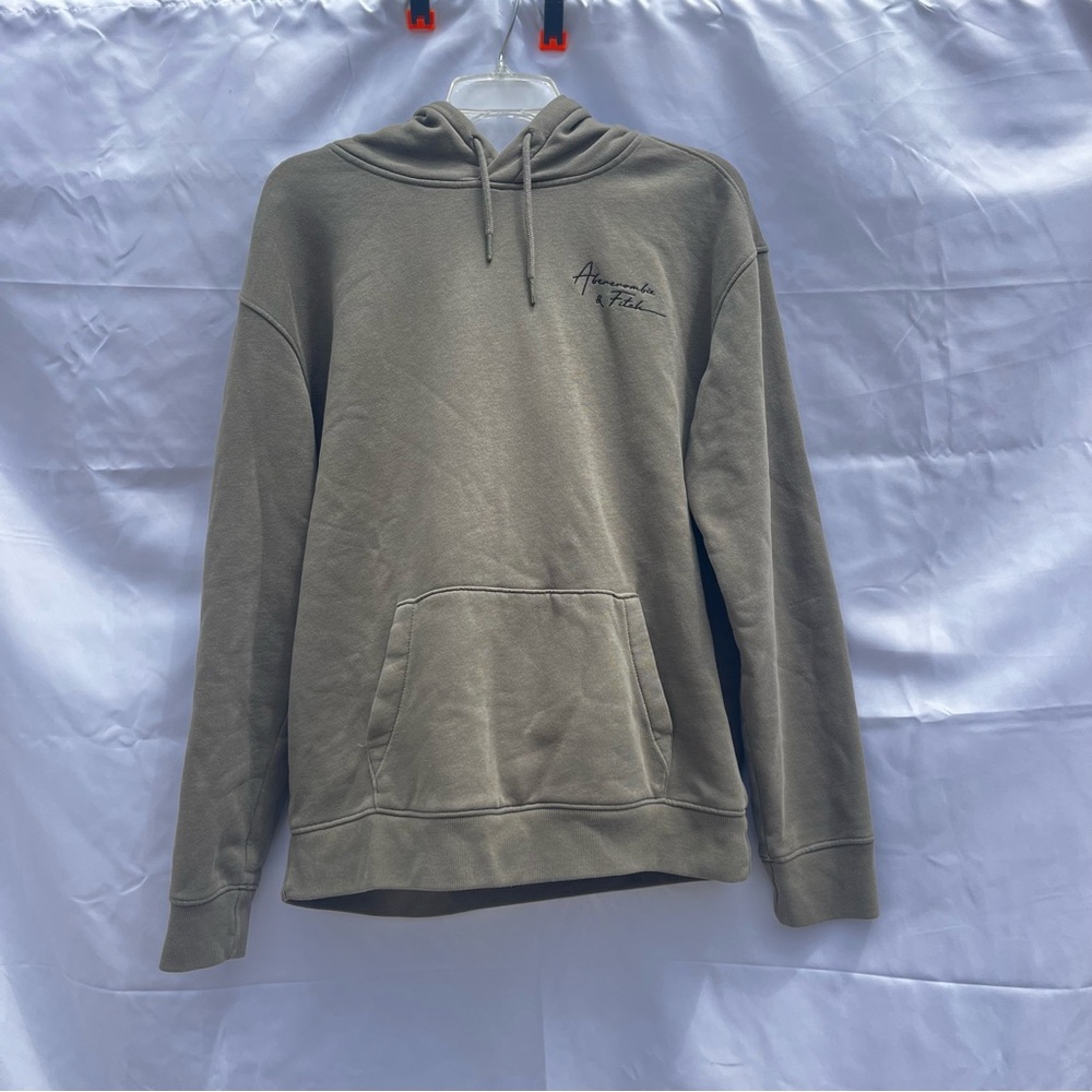 Abercrombie & Fitch Green Sweatshirt Hoodie